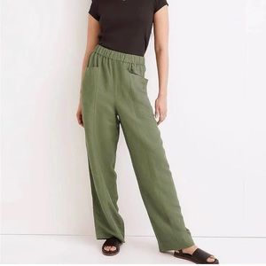 Madewell Green Linen Pants
